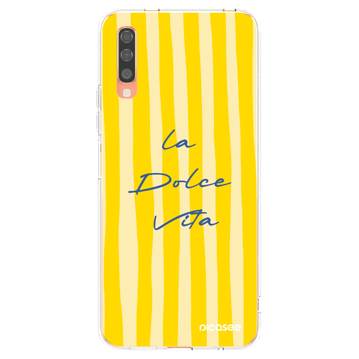 Picasee silikonowe przeźroczyste etui na Samsung Galaxy A70 A705F - Ladolcevita