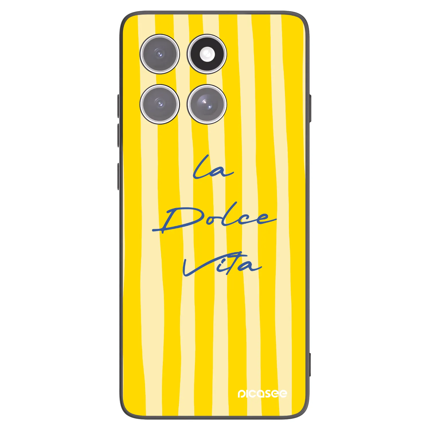 Picasee silikonowe czarne etui na Motorola Edge 60 Pro - Ladolcevita