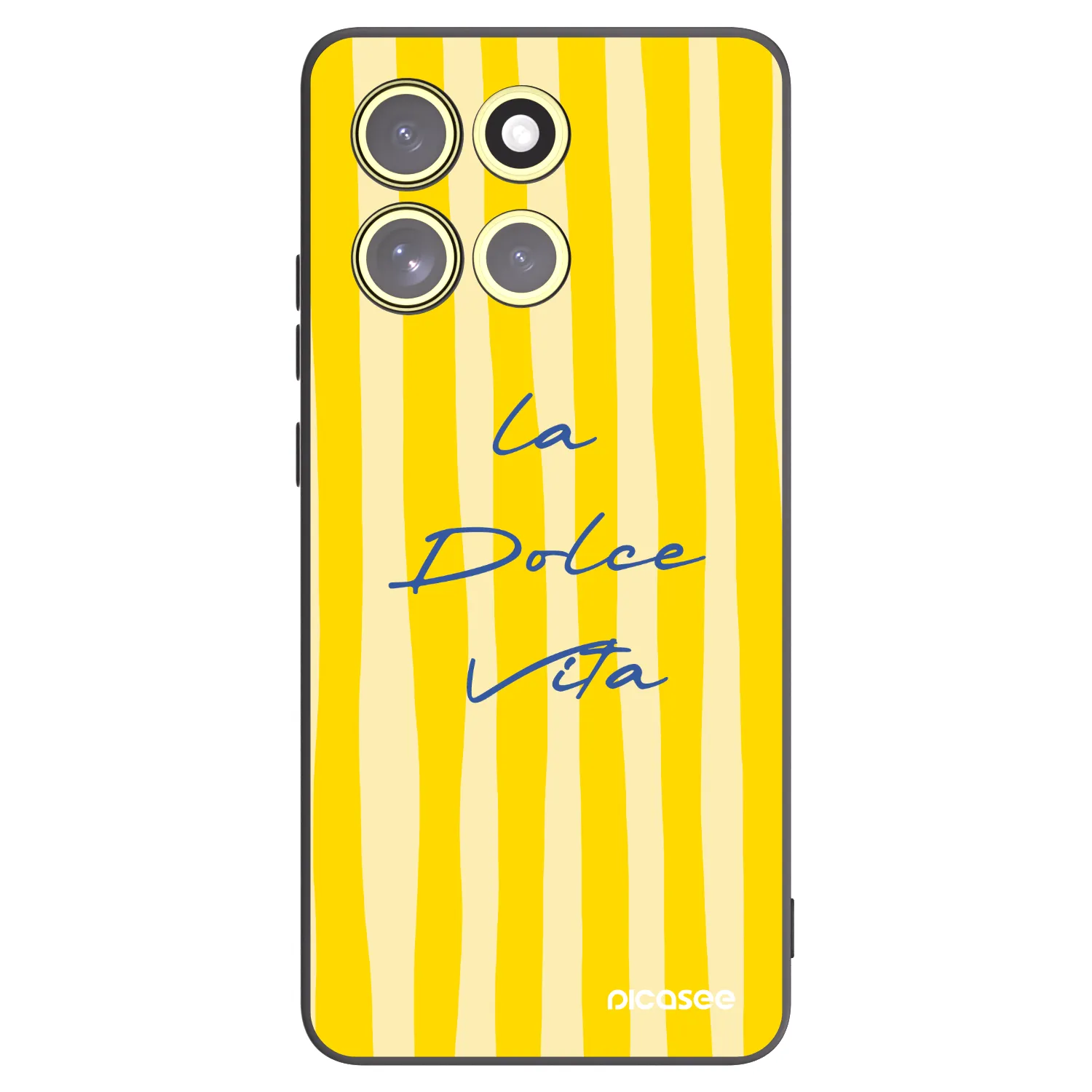 Picasee silikonowe czarne etui na Motorola Moto G86 5G - Ladolcevita