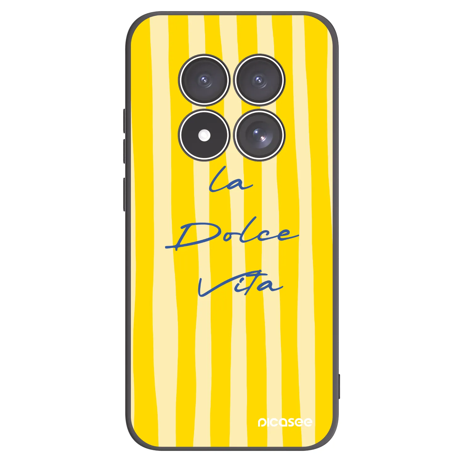 Picasee silikonowe czarne etui na Xiaomi Redmi Note 15 Pro 4G - Ladolcevita