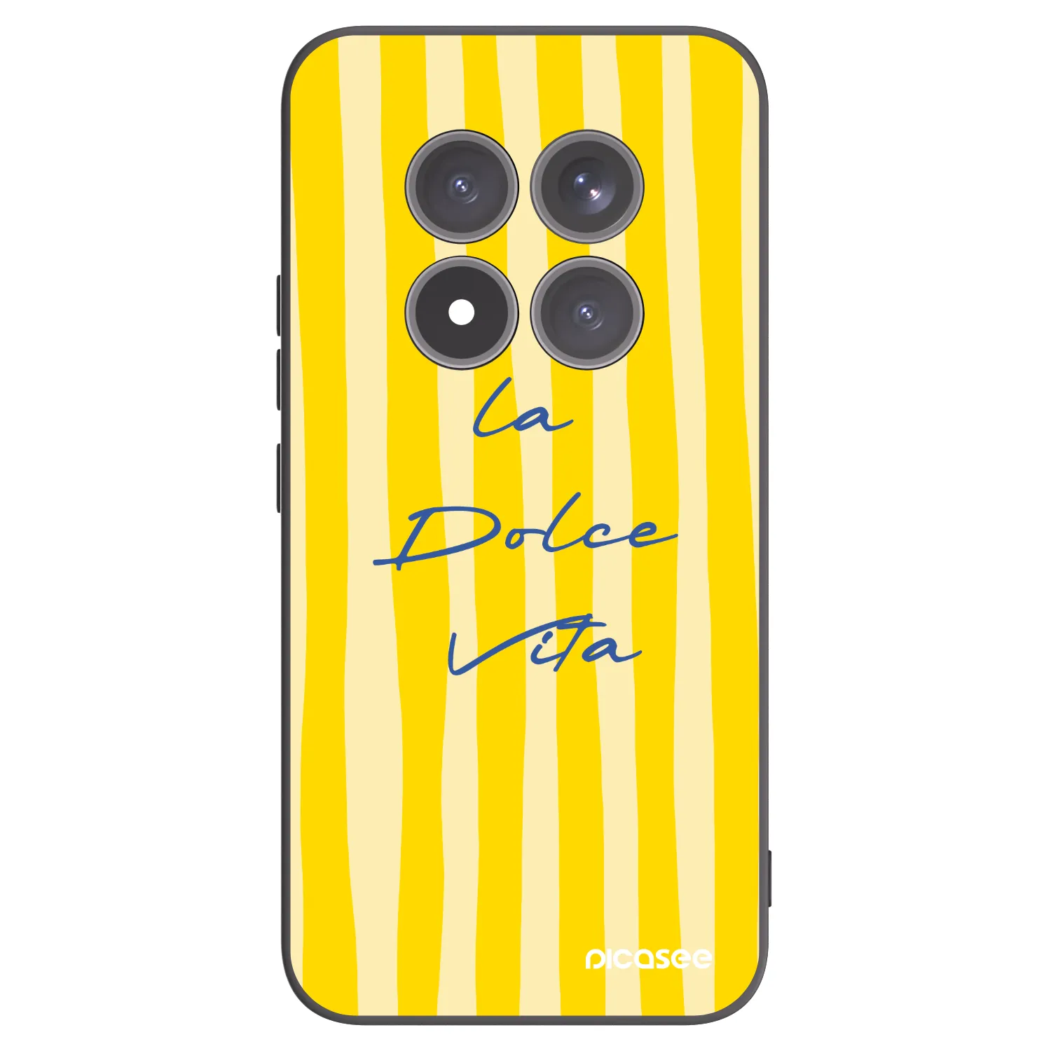 Picasee silikonowe czarne etui na Xiaomi Redmi Note 15 Pro+ - Ladolcevita