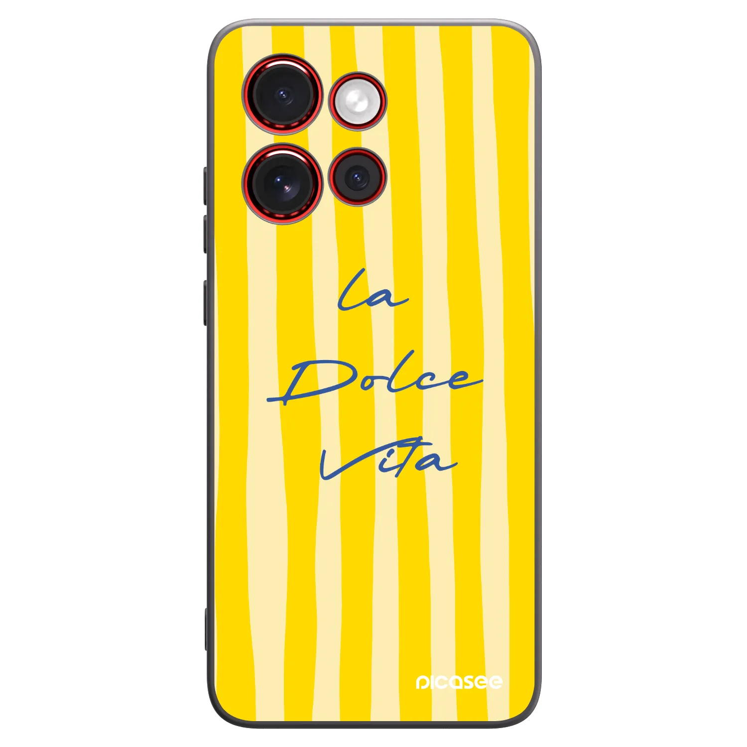 Picasee silikonowe czarne etui na Motorola Edge 60 Neo 5G - Ladolcevita