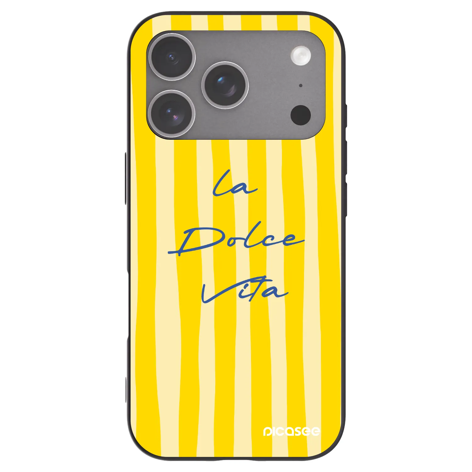 Picasee silikonowe czarne etui na Apple iPhone 18 Pro - Ladolcevita