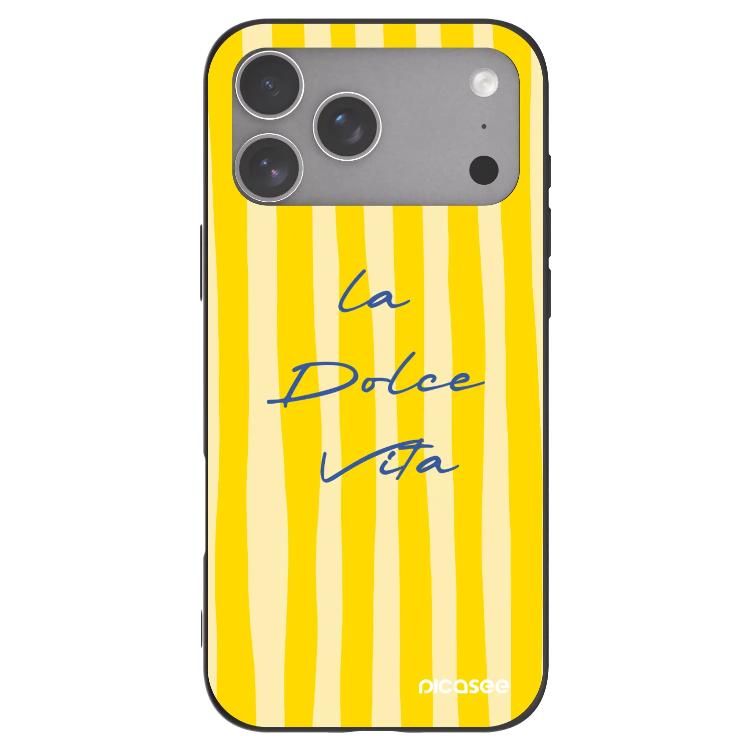 Picasee silikonowe czarne etui na Apple iPhone 18 Pro Max - Ladolcevita