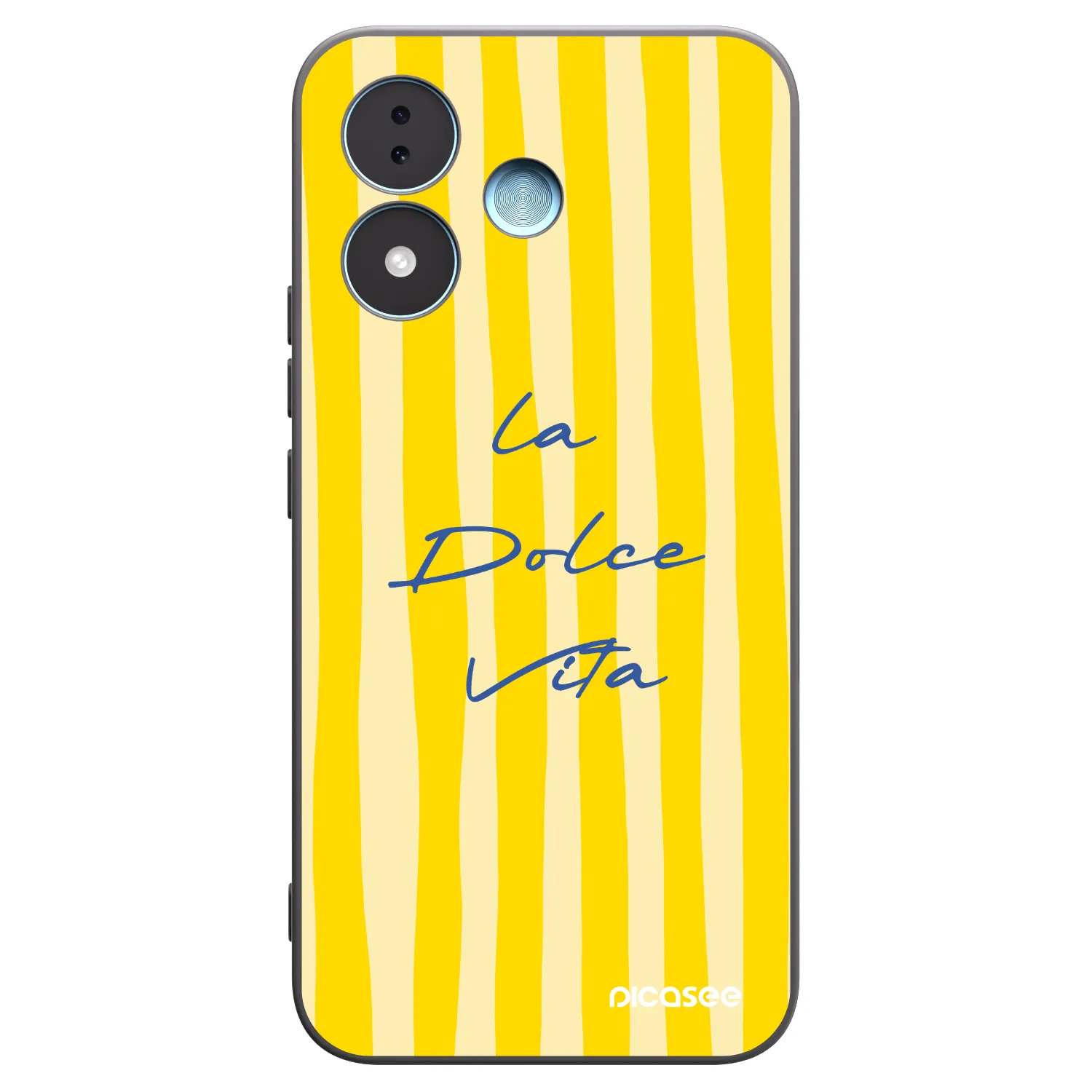 Picasee silikonowe czarne etui na Xiaomi Redmi Note 17 5G - Ladolcevita