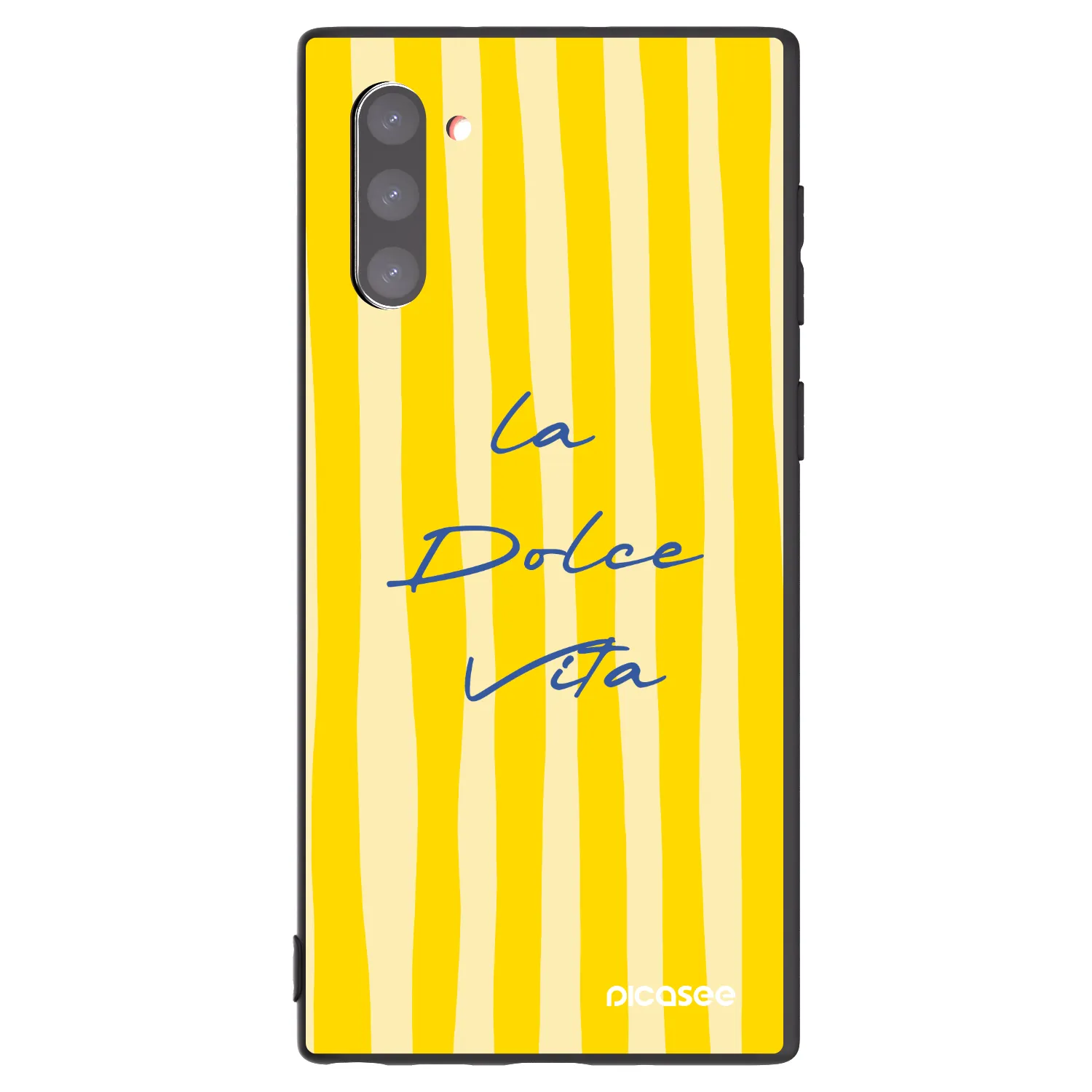 Picasee silikonowe czarne etui na Samsung Galaxy Note 10 N970F - Ladolcevita