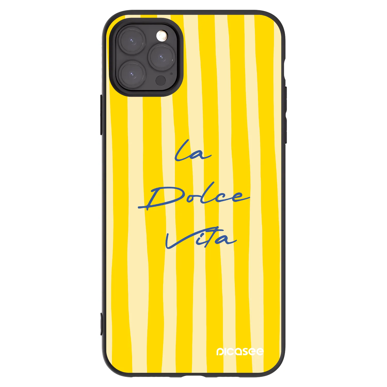 Picasee silikonowe czarne etui na Apple iPhone 11 Pro Max - Ladolcevita