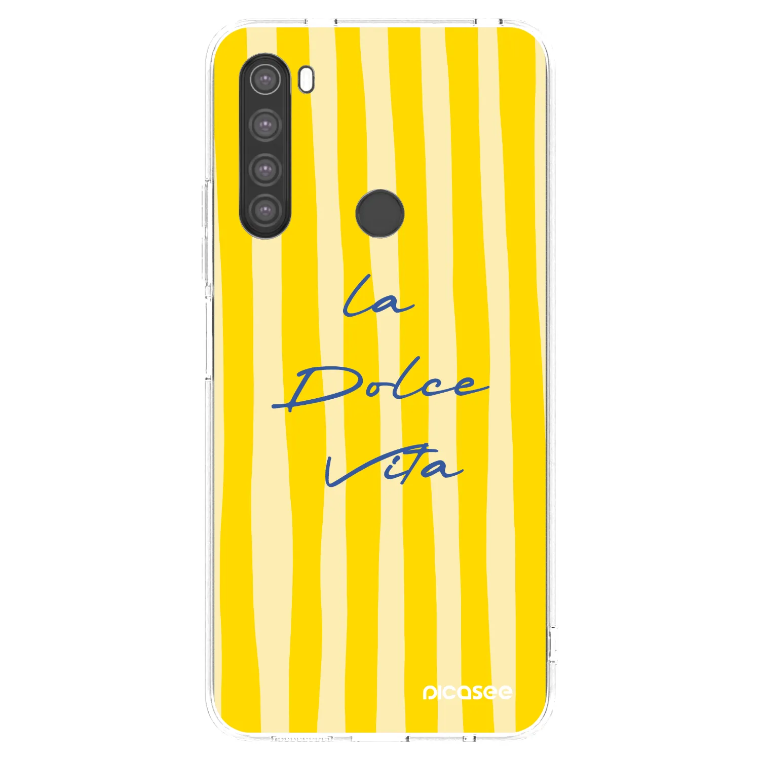 Picasee silikonowe przeźroczyste etui na Xiaomi Redmi Note 8 - Ladolcevita