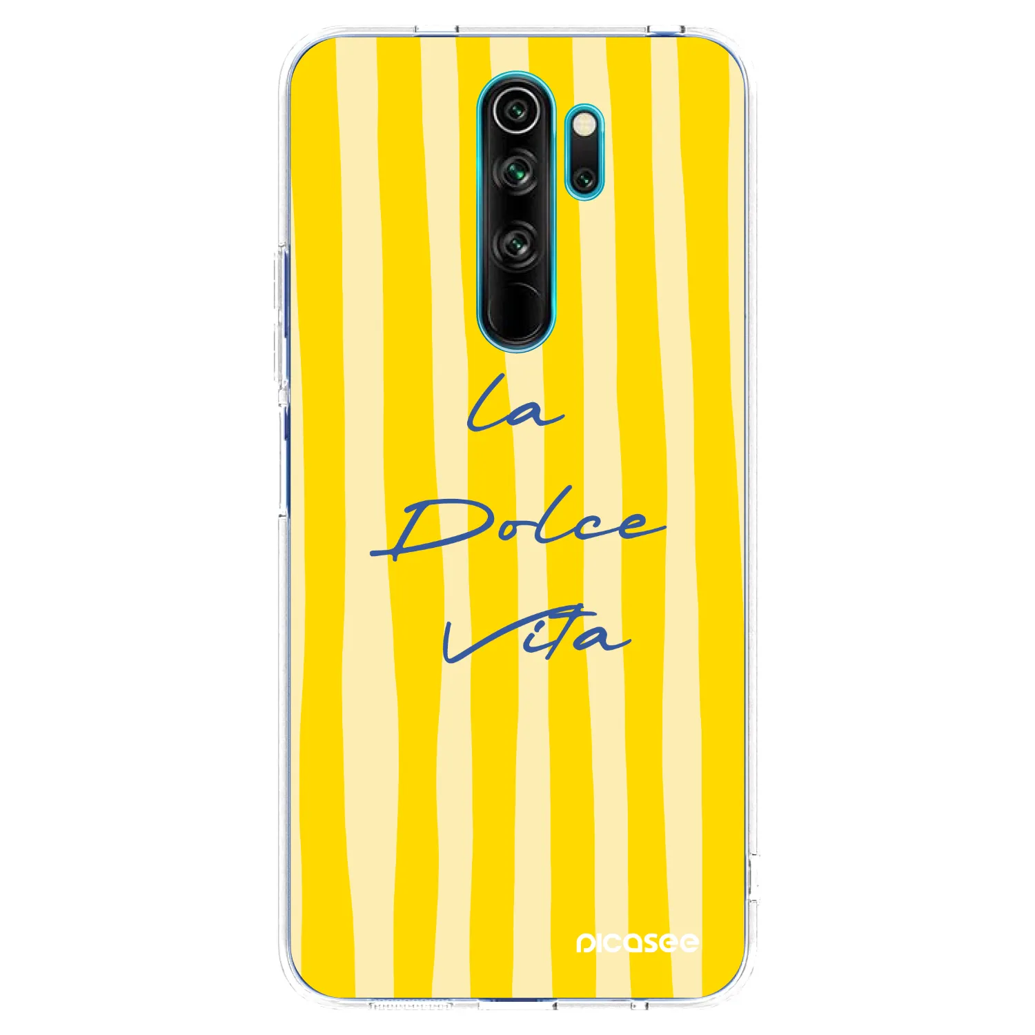 Picasee silikonowe przeźroczyste etui na Xiaomi Redmi Note 8 Pro - Ladolcevita