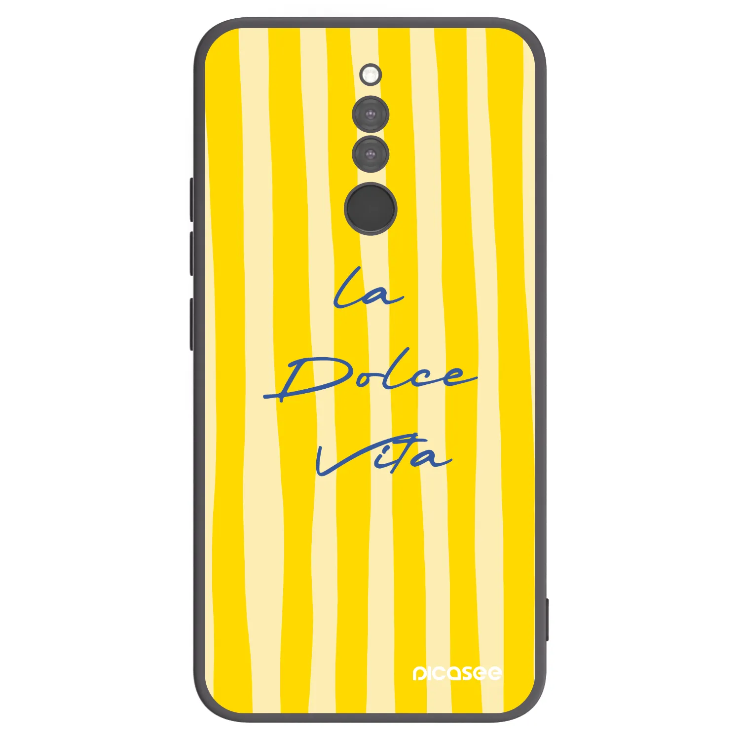 Picasee silikonowe czarne etui na Xiaomi Redmi 8 - Ladolcevita