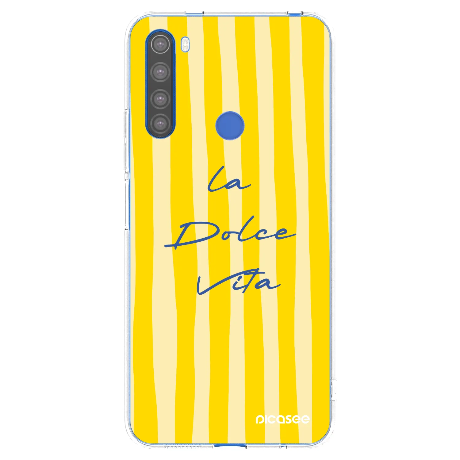 Picasee silikonowe przeźroczyste etui na Xiaomi Redmi Note 8T - Ladolcevita