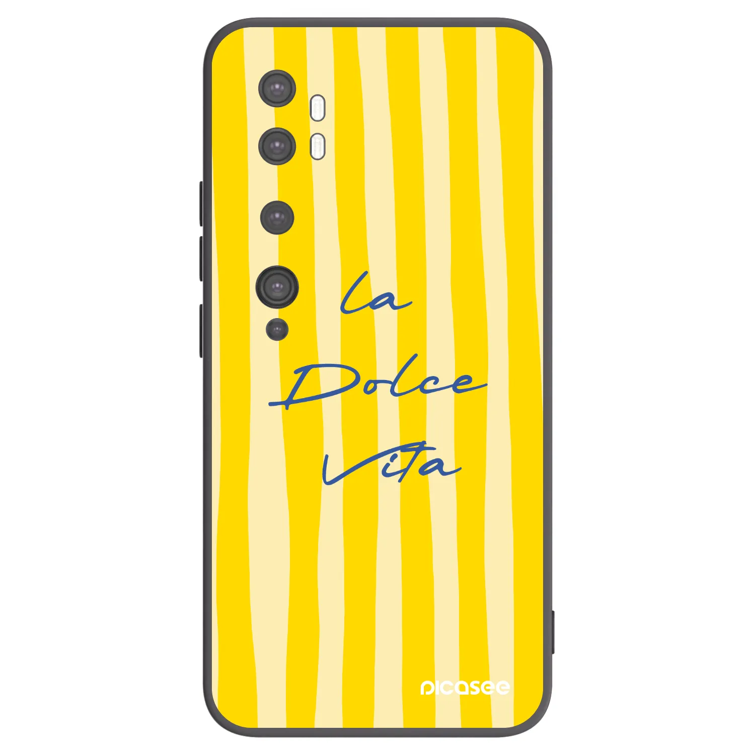 Picasee silikonowe czarne etui na Xiaomi Mi Note 10 (Pro) - Ladolcevita