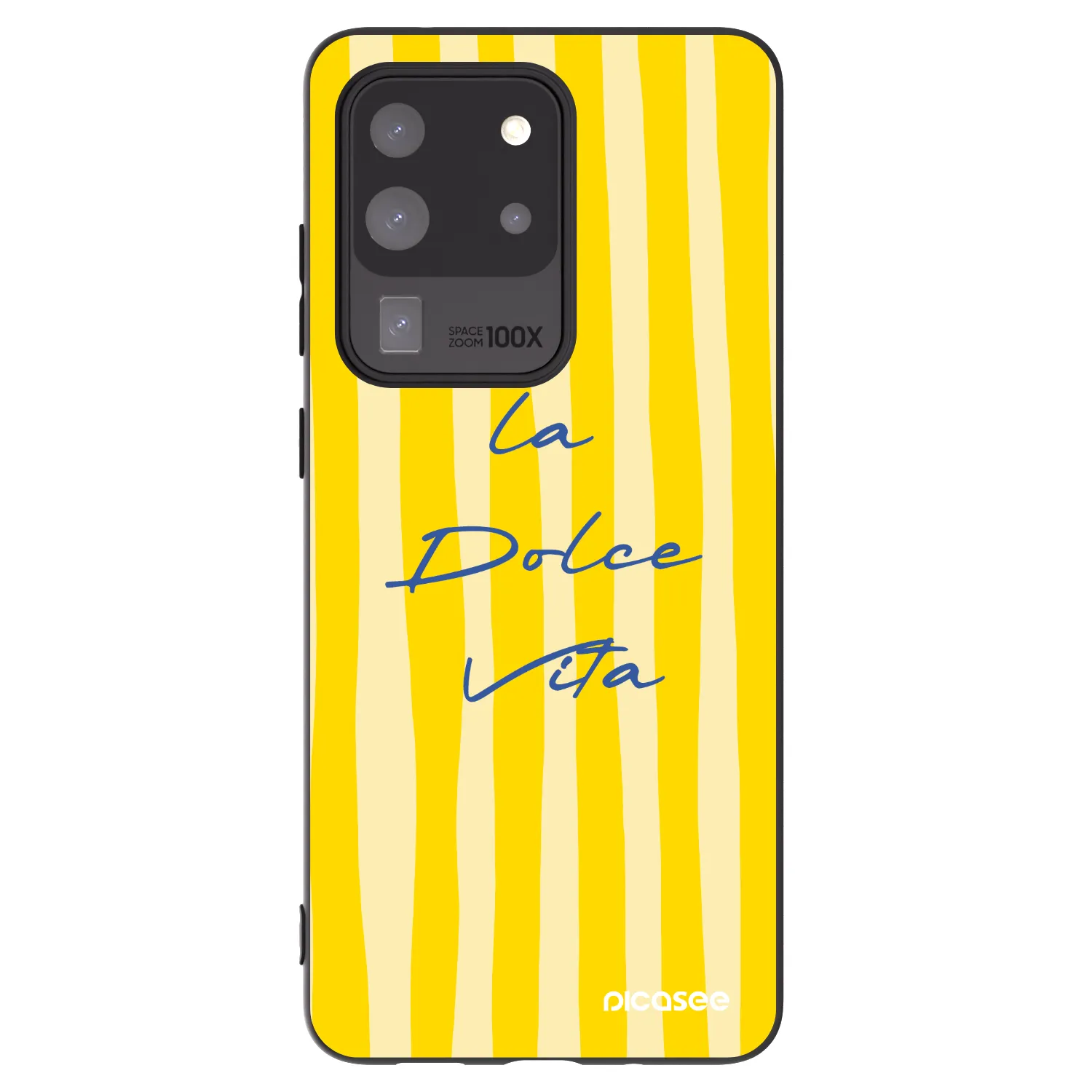 Picasee silikonowe czarne etui na Samsung Galaxy S20 Ultra 5G G988F - Ladolcevita