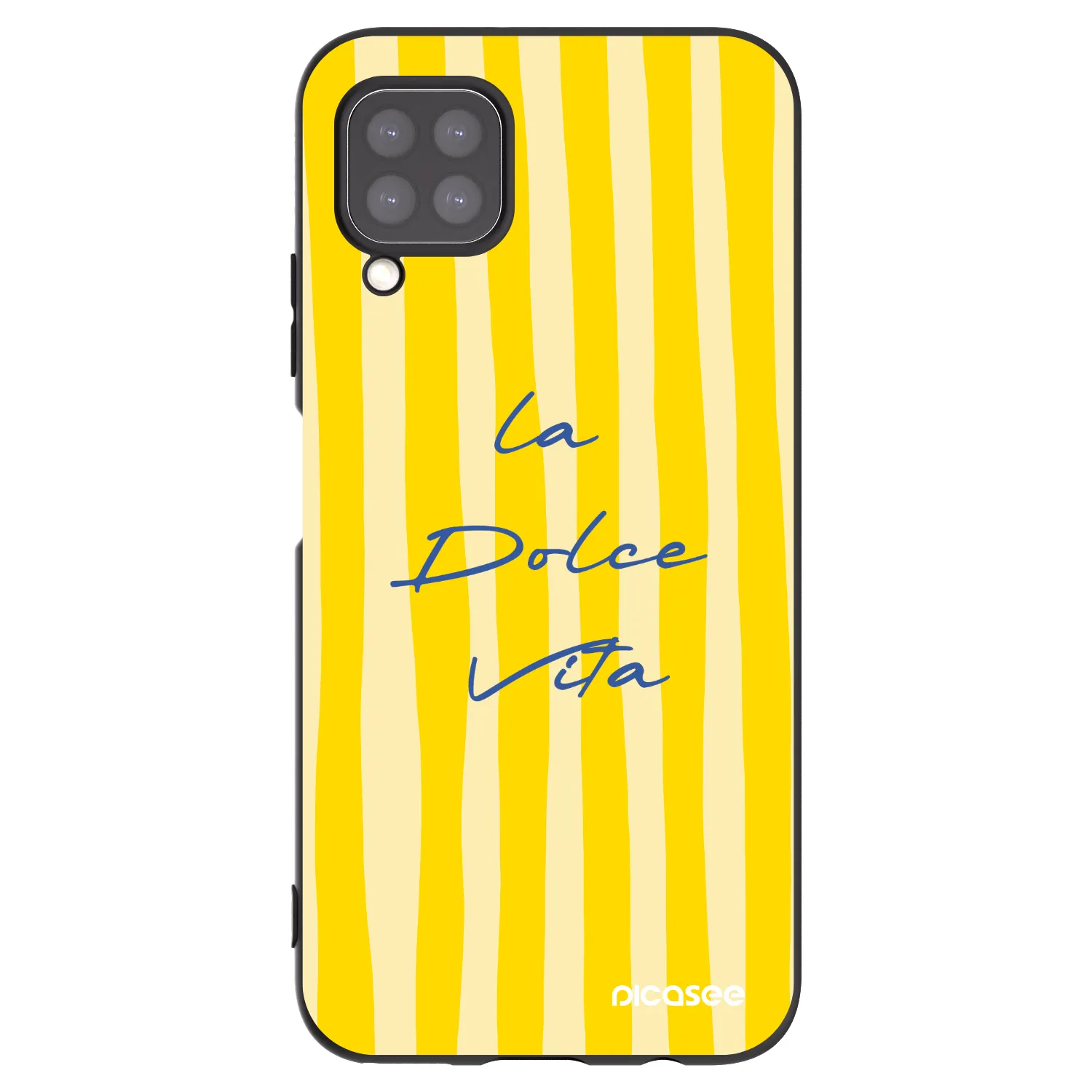 Picasee silikonowe czarne etui na Huawei P40 Lite - Ladolcevita