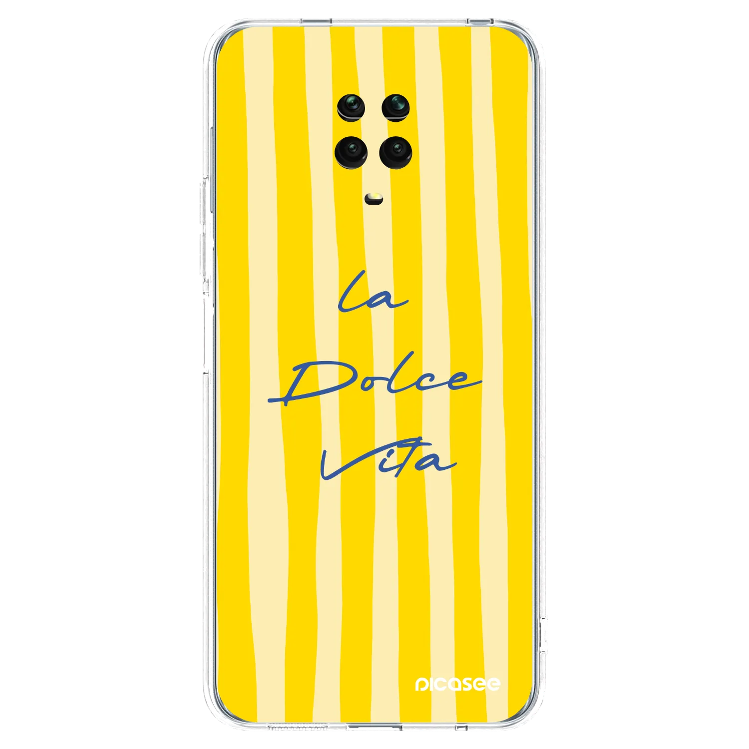 Picasee silikonowe przeźroczyste etui na Xiaomi Redmi Note 9 Pro - Ladolcevita