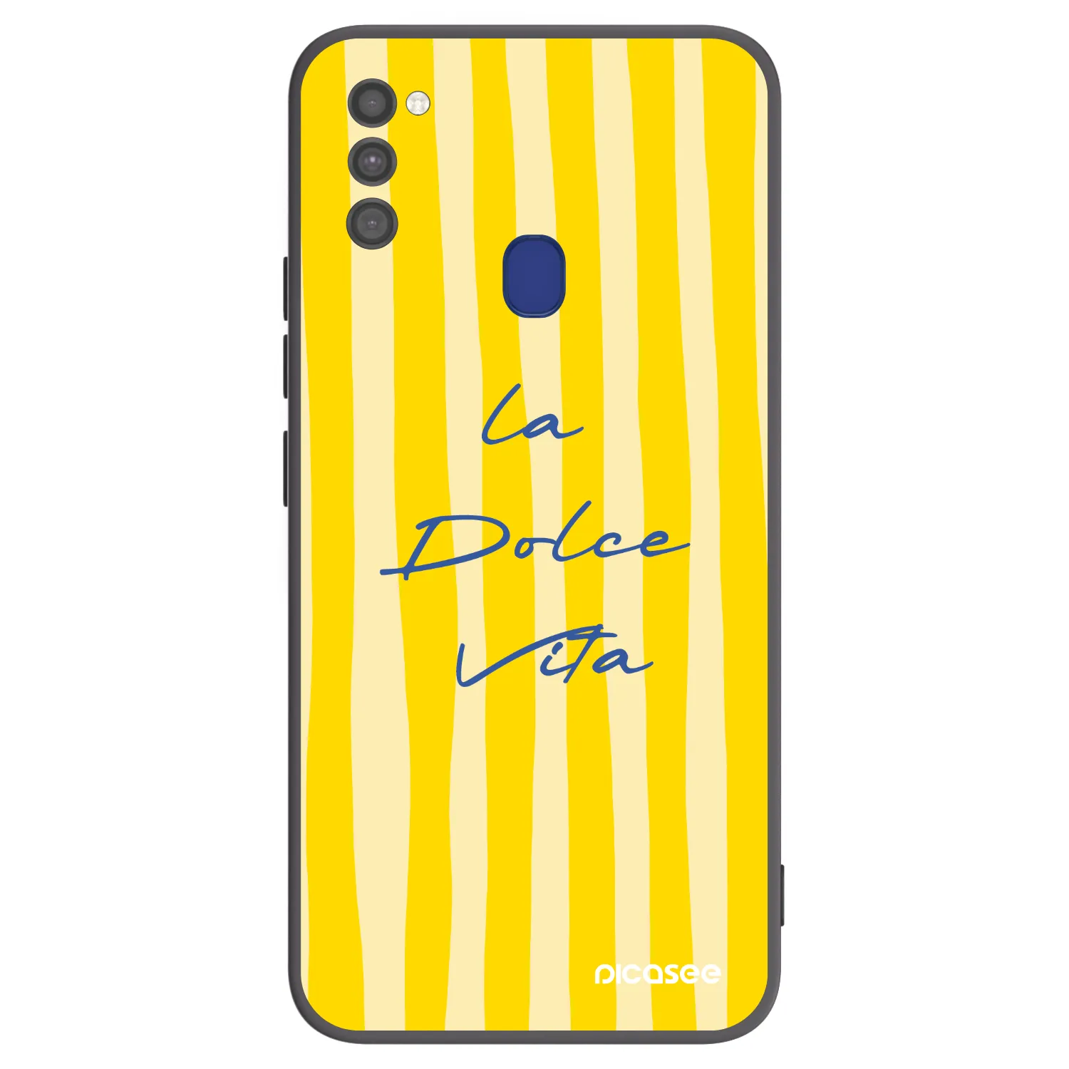 Picasee silikonowe czarne etui na Samsung Galaxy M21 M215F - Ladolcevita