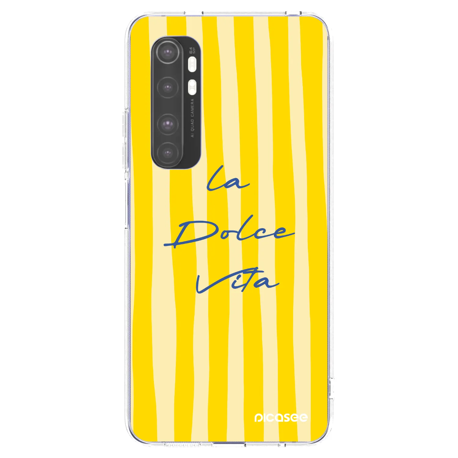 Picasee silikonowe przeźroczyste etui na Xiaomi Mi Note 10 Lite - Ladolcevita
