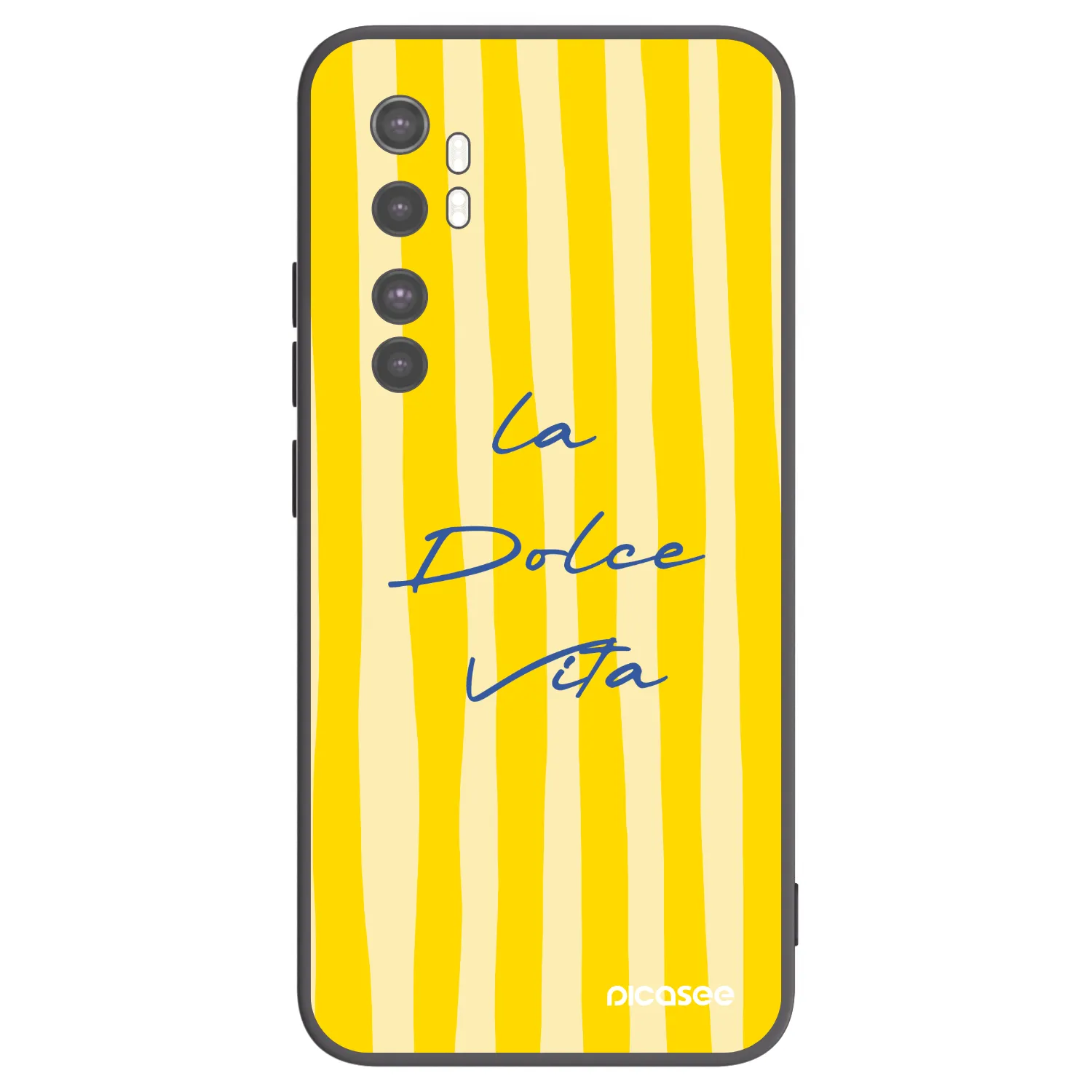 Picasee silikonowe czarne etui na Xiaomi Mi Note 10 Lite - Ladolcevita