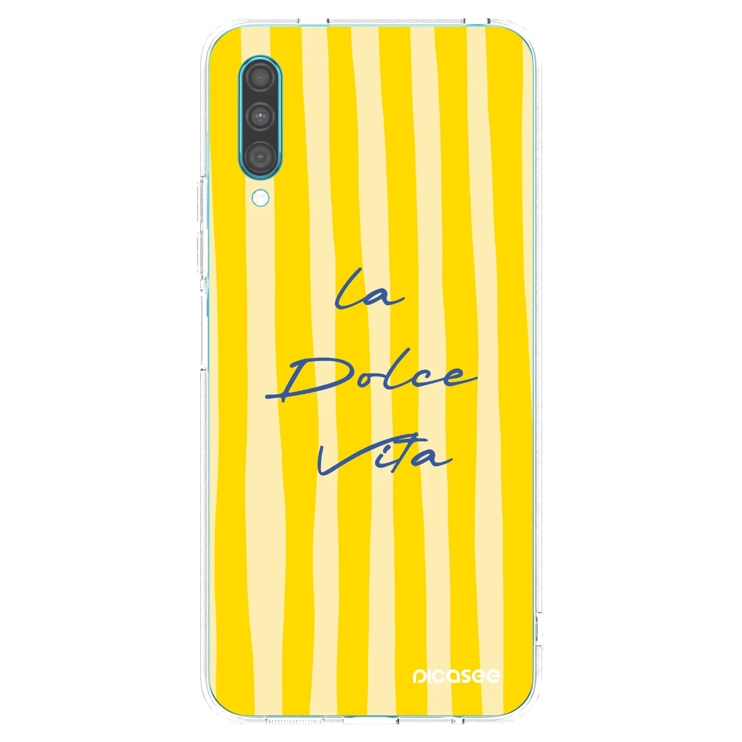 Picasee silikonowe przeźroczyste etui na Samsung Galaxy A30s A307F - Ladolcevita