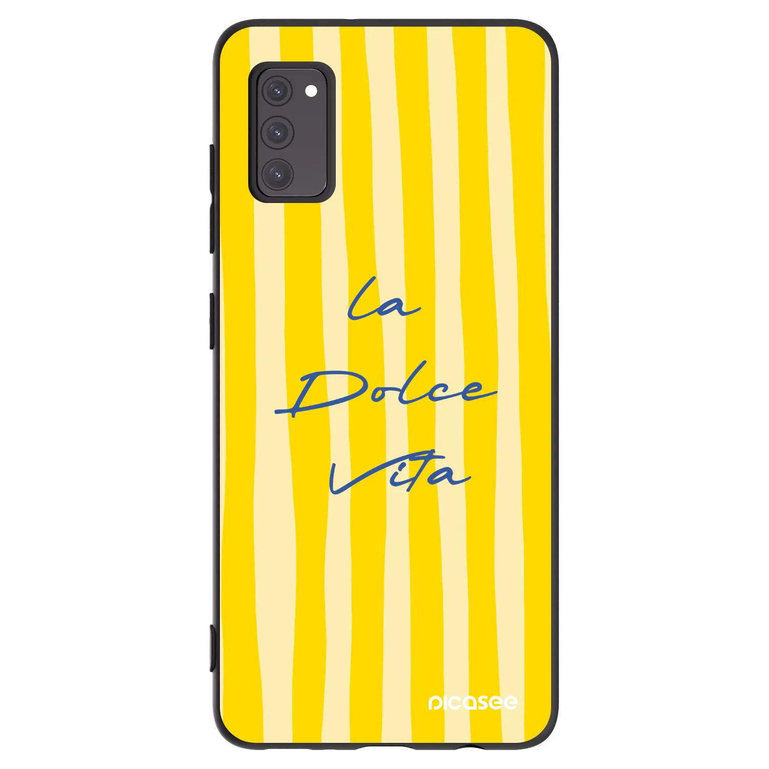 Picasee silikonowe czarne etui na Samsung Galaxy A41 A415F - Ladolcevita