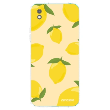 Picasee silikonowe czarne etui na Xiaomi Redmi 9A - Limoncella