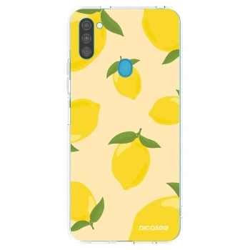Picasee silikonowe przeźroczyste etui na Samsung Galaxy M11 - Limoncella