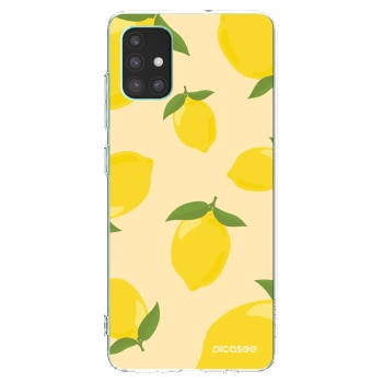 Picasee silikonowe przeźroczyste etui na Samsung Galaxy M51 M515F - Limoncella