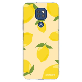 Picasee silikonowe przeźroczyste etui na Motorola Moto G9 Play - Limoncella