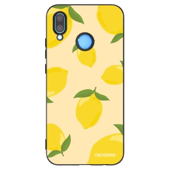 Picasee silikonowe czarne etui na Huawei P20 Lite - Limoncella