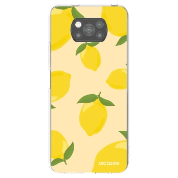 Picasee silikonowe czarne etui na Xiaomi Poco X3 Pro - Limoncella