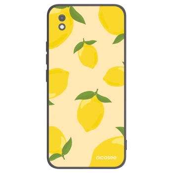 Picasee silikonowe czarne etui na Xiaomi Redmi 9AT - Limoncella