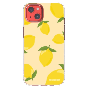 Picasee silikonowe przeźroczyste etui na Apple iPhone 13 - Limoncella