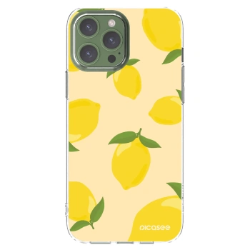 Picasee silikonowe przeźroczyste etui na Apple iPhone 13 Pro Max - Limoncella