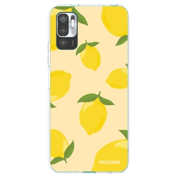 Picasee silikonowe przeźroczyste etui na Xiaomi Redmi Note 10 5G - Limoncella