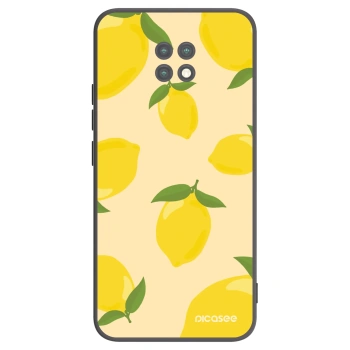 Picasee silikonowe czarne etui na Xiaomi Redmi Note 9T - Limoncella