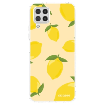 Picasee silikonowe przeźroczyste etui na Samsung Galaxy A22 A225F 4G - Limoncella