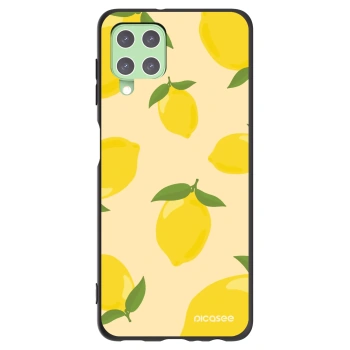 Picasee silikonowe czarne etui na Samsung Galaxy A22 A225F 4G - Limoncella