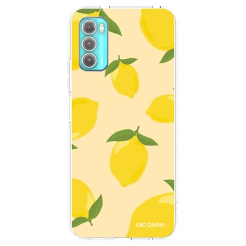 Picasee silikonowe przeźroczyste etui na Motorola Moto G60 - Limoncella