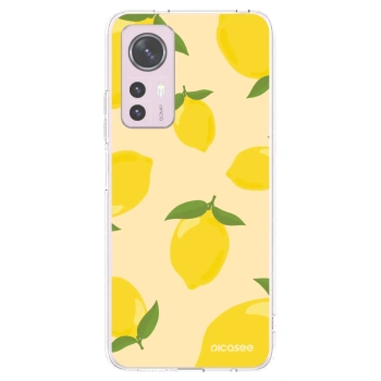Picasee silikonowe przeźroczyste etui na Xiaomi 12 - Limoncella