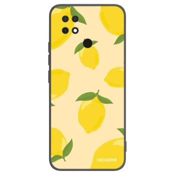 Picasee silikonowe czarne etui na Xiaomi Redmi 10C - Limoncella