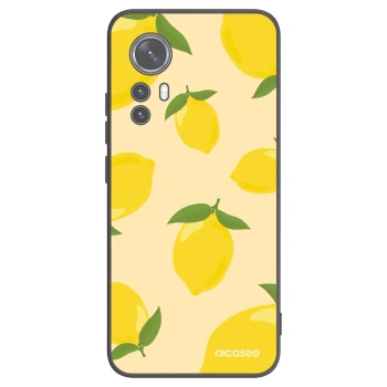 Picasee silikonowe czarne etui na Xiaomi 12X - Limoncella