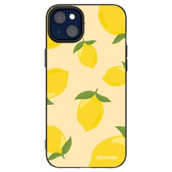 Picasee silikonowe czarne etui na Apple iPhone 14 Plus - Limoncella