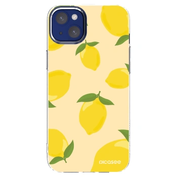 Picasee silikonowe przeźroczyste etui na Apple iPhone 14 Plus - Limoncella