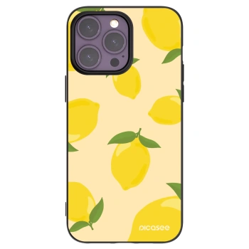 Picasee silikonowe czarne etui na Apple iPhone 14 Pro Max - Limoncella