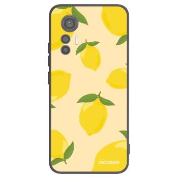 Picasee silikonowe czarne etui na Xiaomi 12 Lite - Limoncella
