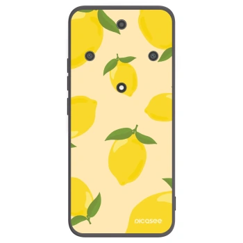 Picasee silikonowe czarne etui na Honor Magic5 Lite 5G - Limoncella