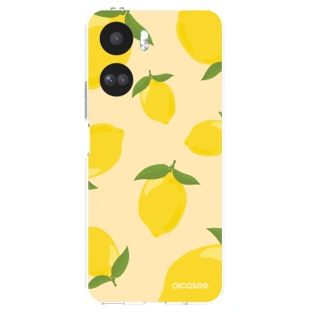 Picasee silikonowe przeźroczyste etui na Honor 90 Lite 5G - Limoncella