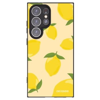 Picasee silikonowe czarne etui na Samsung Galaxy S24 Ultra S928B 5G - Limoncella