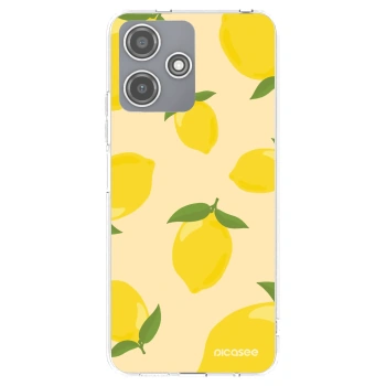 Picasee silikonowe przeźroczyste etui na Xiaomi Redmi 12 5G - Limoncella