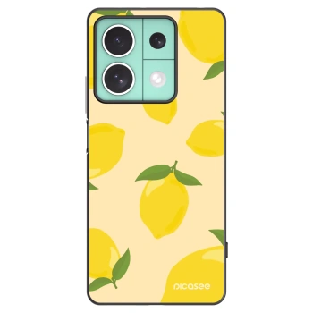 Picasee silikonowe czarne etui na Xiaomi Redmi Note 13 5G - Limoncella